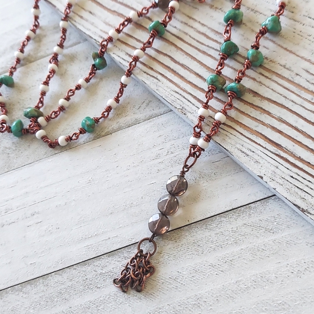 Artisan Jewelry Collection - Beaded & Linked Necklace